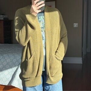 Green Knit Cardigan